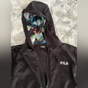 Women’s FILA thumb hole hooded zip up jacket